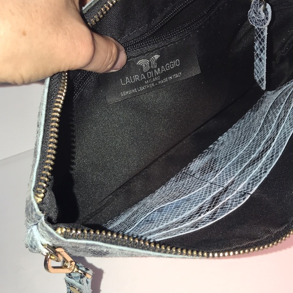 Laura DiMaggio Python Pattern Clutch Wristlet - Picture 5 of 9